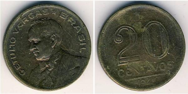 20 Centavo Brazil Bronze 