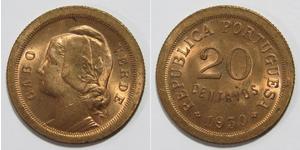 20 Centavo Cape Verde (1456 - 1975) Bronze 