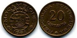 20 Centavo Mosambik Bronze 