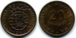 20 Centavo Mozambique Bronze 