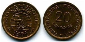 20 Centavo Mozambique Bronze 