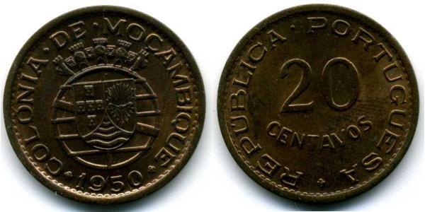 20 Centavo Mozambique Bronze 