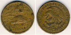 20 Centavo United Mexican States (1867 - ) Bronze 