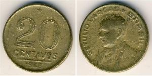 20 Centavo Brésil Bronze/Aluminium 