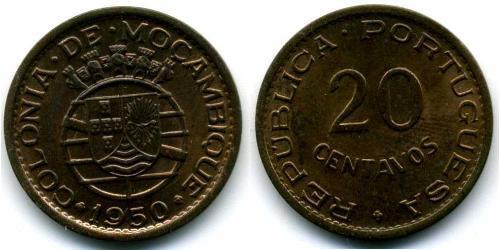 20 Centavo Mozambico Bronzo 