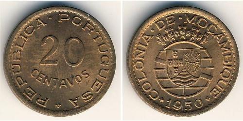 20 Centavo Mozambico Bronzo 
