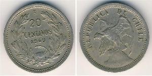 20 Centavo Chile Copper/Nickel 