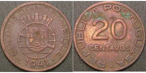 20 Centavo Mozambique Cuivre 