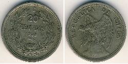 20 Centavo Chile Kupfer/Nickel 