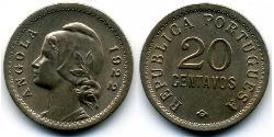 20 Centavo Portuguese Angola (1575-1975) / Portugal Níquel/Cobre 