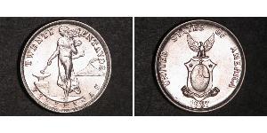 20 Centavo Filipinas Plata 