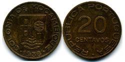 20 Centavo Mozambico Rame 