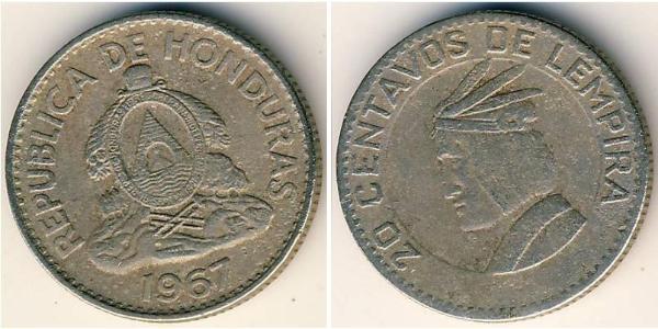 20 Centavo Honduras Rame/Nichel 