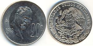 20 Centavo Messico (1867 - ) Rame/Nichel 