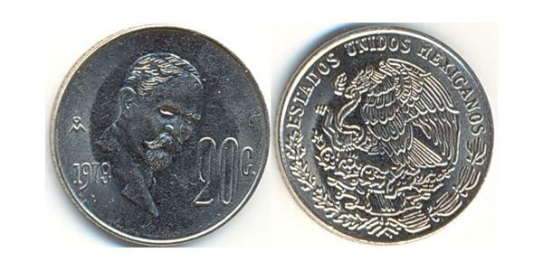 20 Centavo Messico (1867 - ) Rame/Nichel 