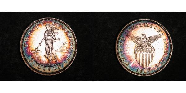 20 Centavo Philippines Silver 