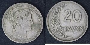 20 Centavo Perú  