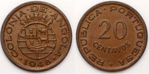 20 Centavo Portugal / Portuguese Angola (1575-1975)  