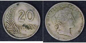 20 Centavo Pérou  