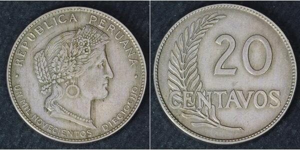 20 Centavo 秘鲁  