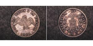 20 Centavo 智利 銀 