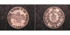 20 Centavo 智利 銀 