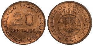20 Centavo Mozambique 銅 