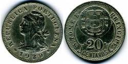 20 Centavo 圣多美和普林西比 銅/Zinc 