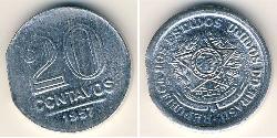 20 Centavo 巴西 铝 