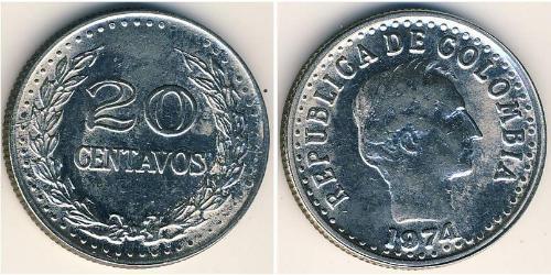 20 Centavo 哥伦比亚 镍 