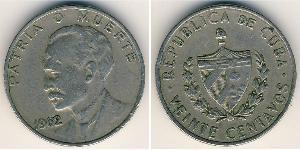 20 Centavo Cuba 銅/镍 