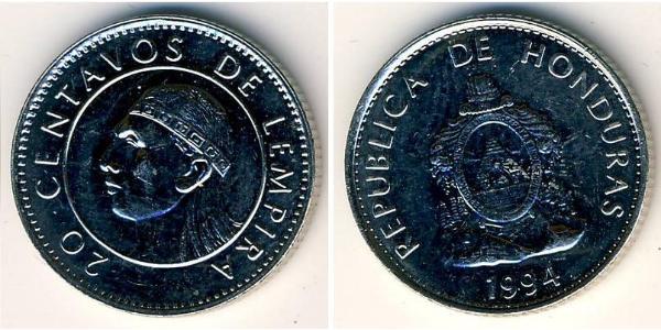 20 Centavo Honduras 銅/镍 