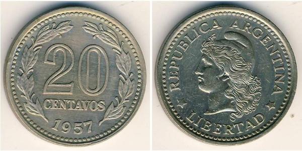 20 Centavo 阿根廷 銅/镍 