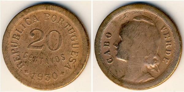 20 Centavo 佛得角 青铜 