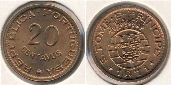 20 Centavo 圣多美和普林西比 青铜 