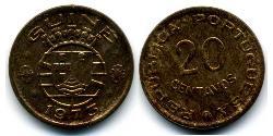 20 Centavo 葡屬幾內亞 (1474 - 1974) 青铜 