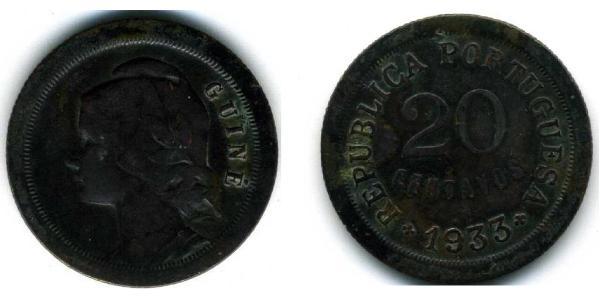 20 Centavo 葡屬幾內亞 (1474 - 1974) 青铜 