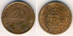 20 Centavo 葡屬西非 (1575 - 1975) 青铜 
