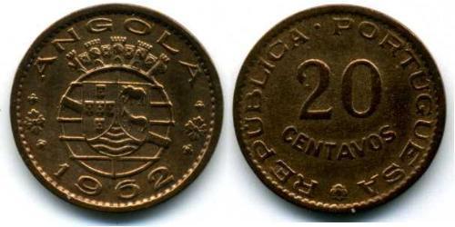 20 Centavo 葡萄牙 / 葡屬西非 (1575 - 1975) 青铜 