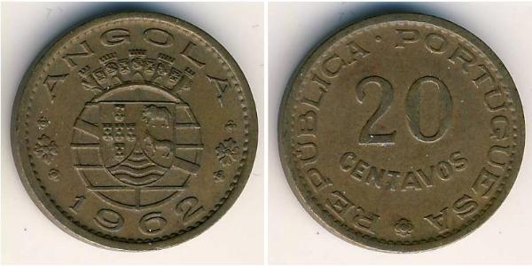 20 Centavo 葡萄牙 / 葡屬西非 (1575 - 1975) 青铜 