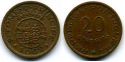 20 Centavo 葡萄牙 / 圣多美和普林西比 青铜 