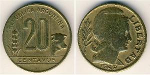 20 Centavo 阿根廷 青铜/铝 
