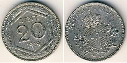 20 Centesimo Kingdom of Italy (1861-1946) Cuivre/Nickel 