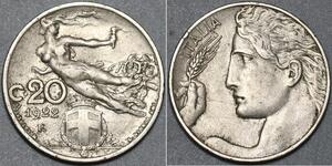 20 Centesimo Kingdom of Italy (1861-1946) Nichel 