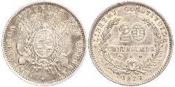 20 Centesimo Uruguay Plata 