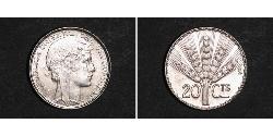 20 Centesimo Uruguay Silber 