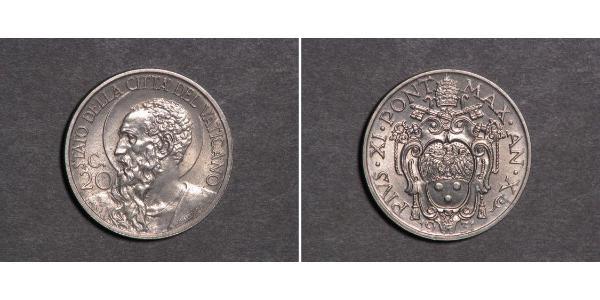 20 Centesimo Vatican (1926-)  