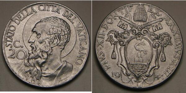20 Centesimo Vatican (1926-)  
