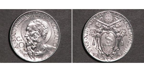 20 Centesimo Vatican (1926-)  