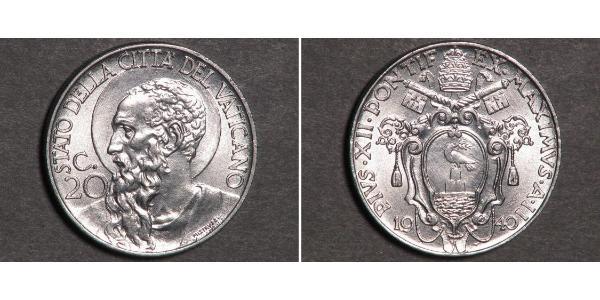 20 Centesimo Vatican (1926-)  